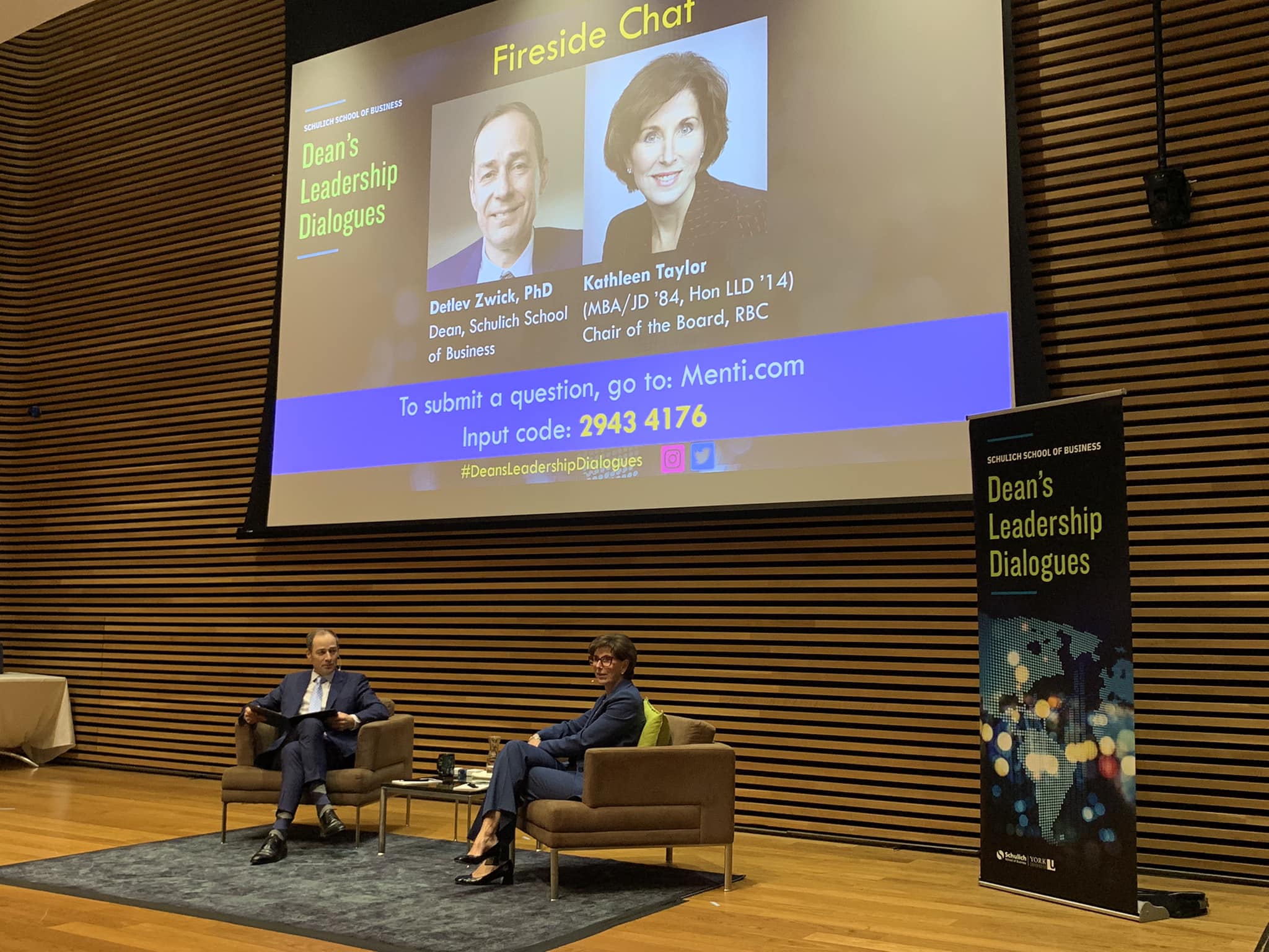 Dean’s Leadership Dialogues: Kathleen Taylor on Breaking the Glass Ceiling