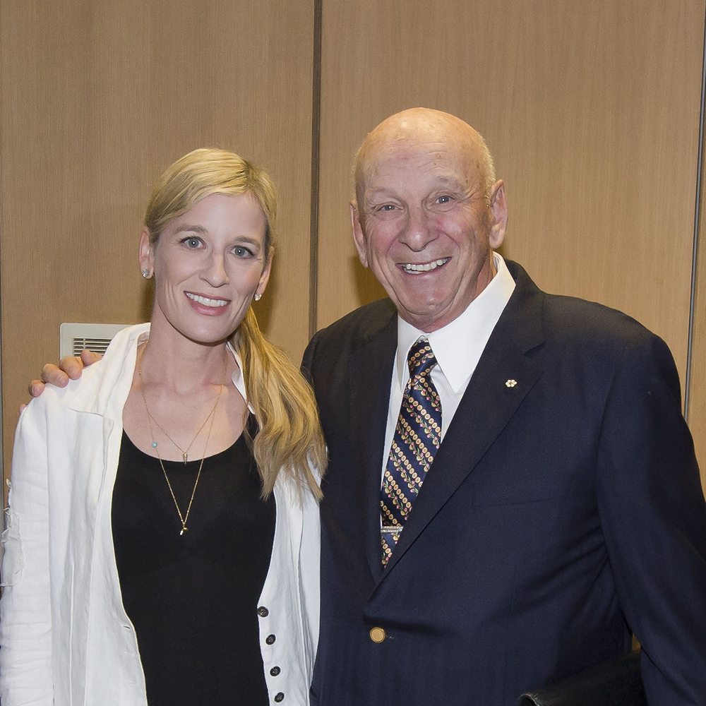 Judy Schulich with her father Seymour Schulich, OC (Hon LLD ’03).