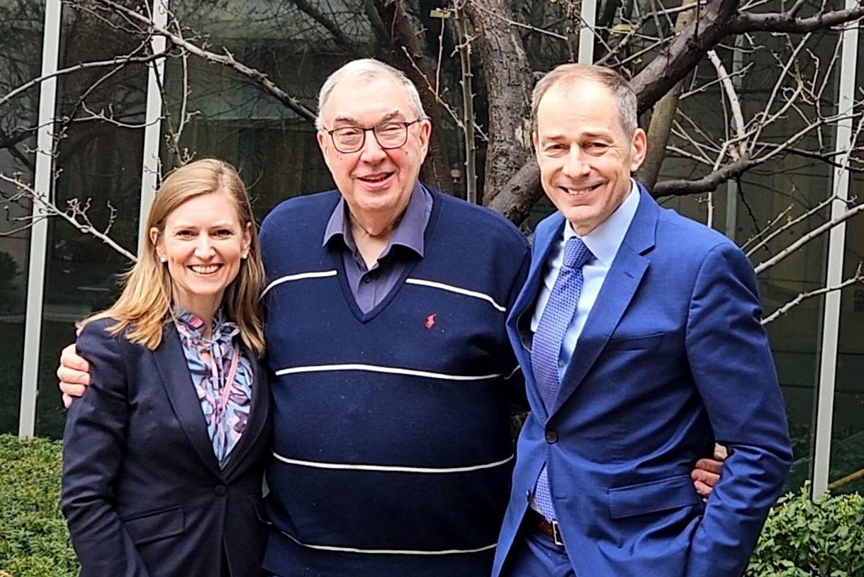 Christina Niederwanger, Dr. Alan Middleton, and Dean Zwick.